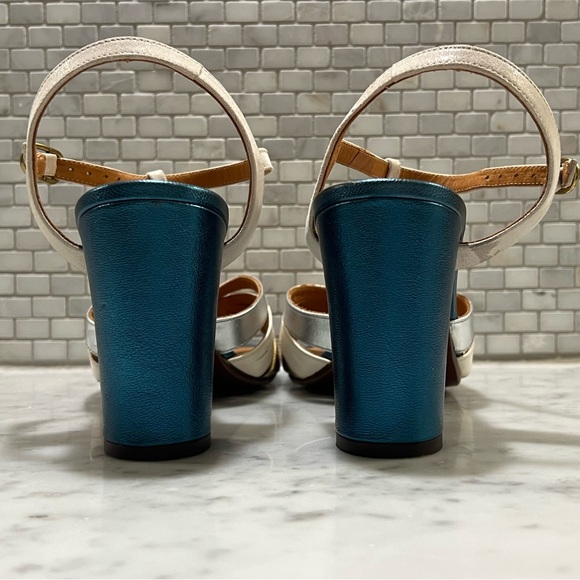 CHIE MIHARA metallic leather strapped sandals - Picture 9 of 13